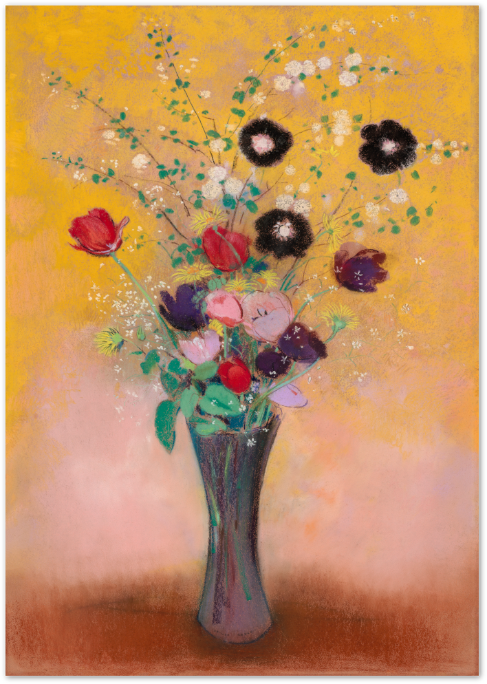 Posterux© | Wildflower Vase Poster – Vintage Floral Elegance