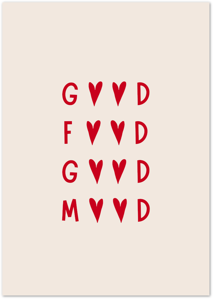 Posterux© | Good Food Mood Poster – Fun Minimalist Quote Print