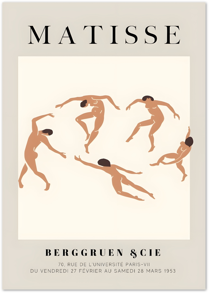 Posterux© | Matisse Dancers Poster – Modern Nude Abstract Art